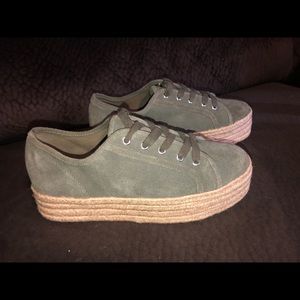 Green Steve Madden Espadrille Sneaker